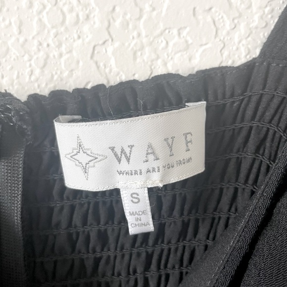 WAYF black tie strap mini dress - Picture 3 of 5